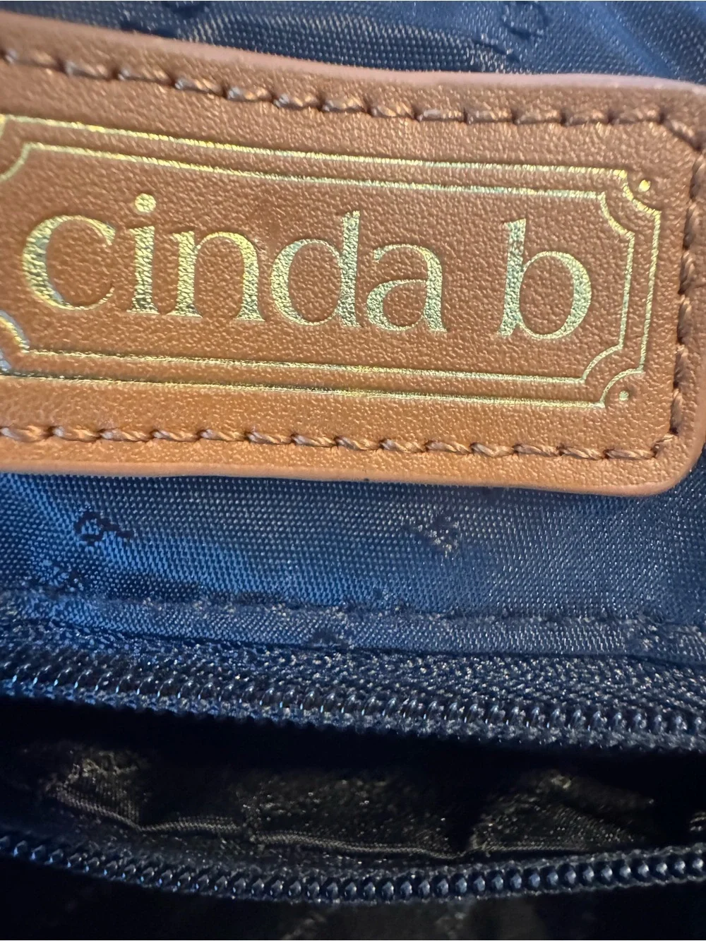 cinda b Geometric Honeycomb Large Shoulder Tote  Travel Purse Faux Leath